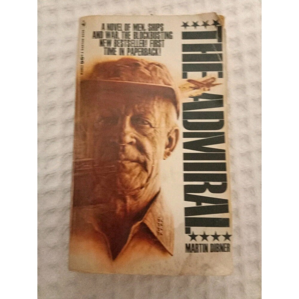 The Admiral Military Fiction Paperback Book by Martin Dibner Bantam Books 1968